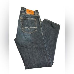 Hugo BOSS Men's regular fit blue jeans